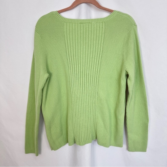 Fashion Bug Sweater Round Neck Long Sleeve Pullover Womens Size 22/24‎ Green - Picture 7 of 10